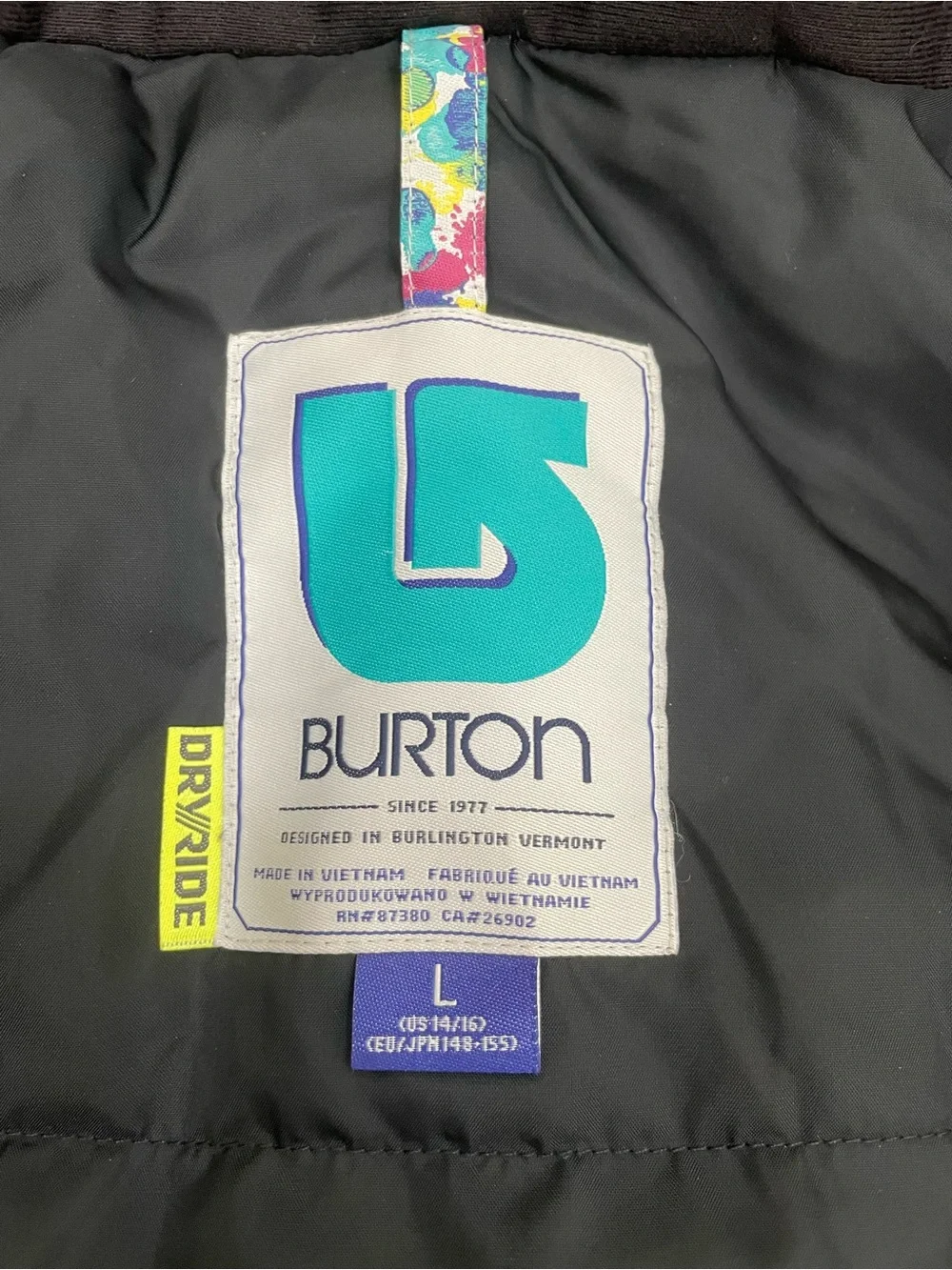 Burton dryride waterproof
